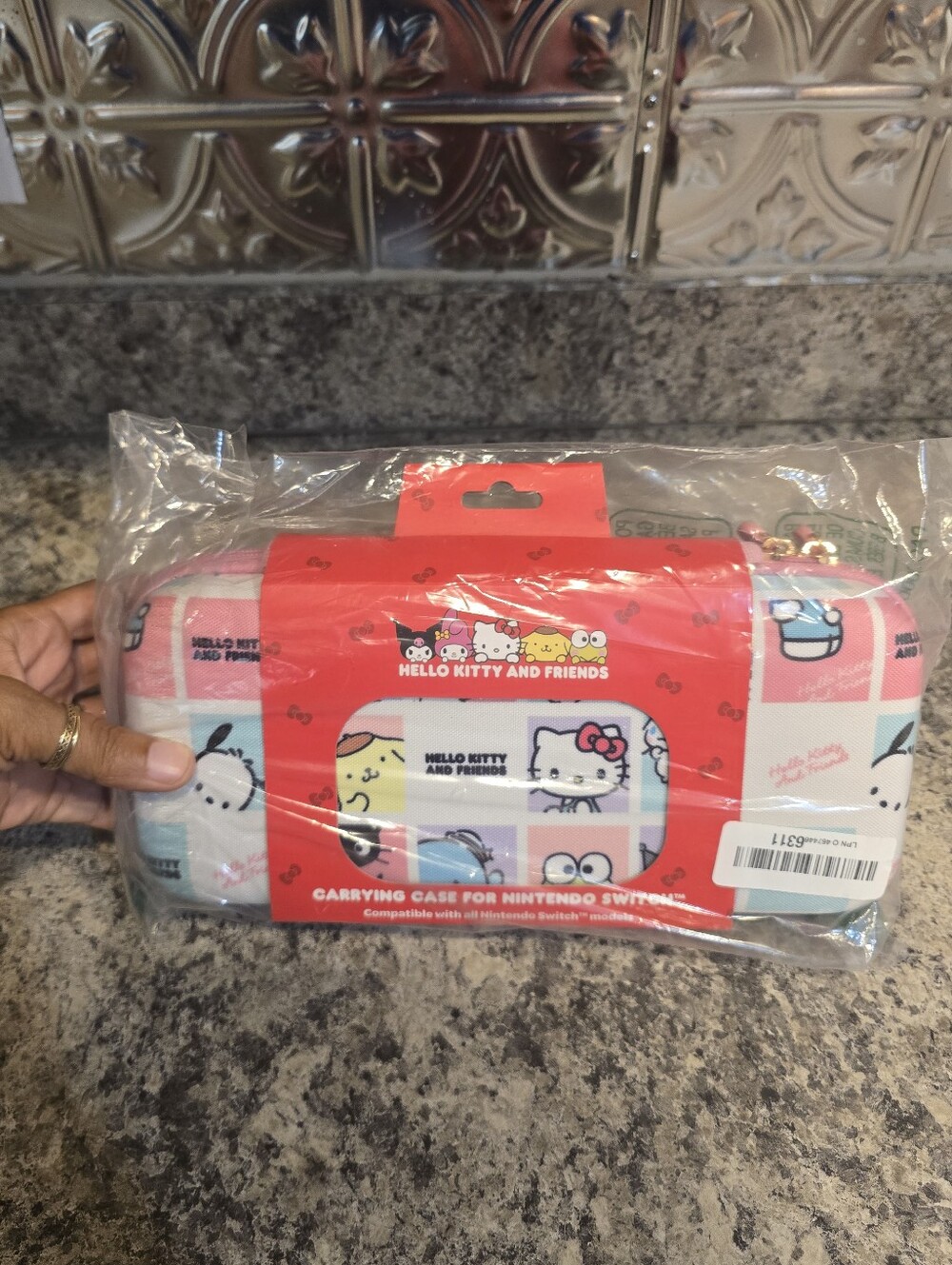 New Sonix Hello Kitty & Friends Nintendo Switch Carrying Case 20 Slots